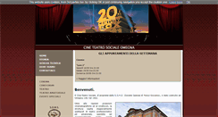 Desktop Screenshot of cinemasocialeomegna.it